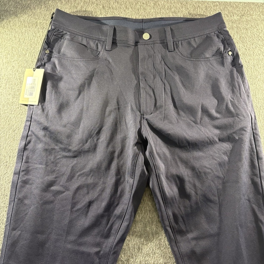 NWT Collars and Co CEO Tech Pull On Pants Navy Size 34x32
